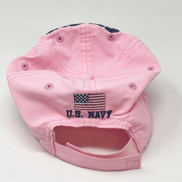 PUKKA Women’s Pink Blue US NAVY BLUE ANGELS Adjustable Hat Polyester One Size - Picture 6 of 7